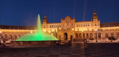 Iluminación de la Plaza de España, Sevilla