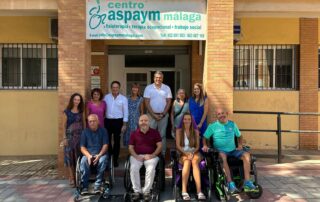 Visita institucional ASPAYM Málaga